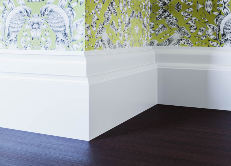 18mm Classic Lambstongue Skirting Board