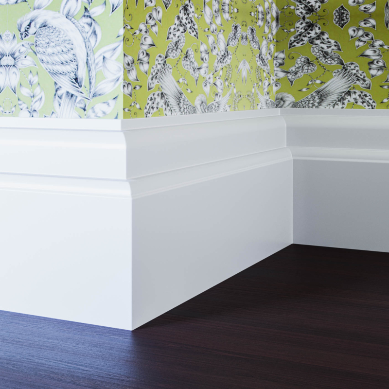 18mm Classic Lambstongue Skirting Board