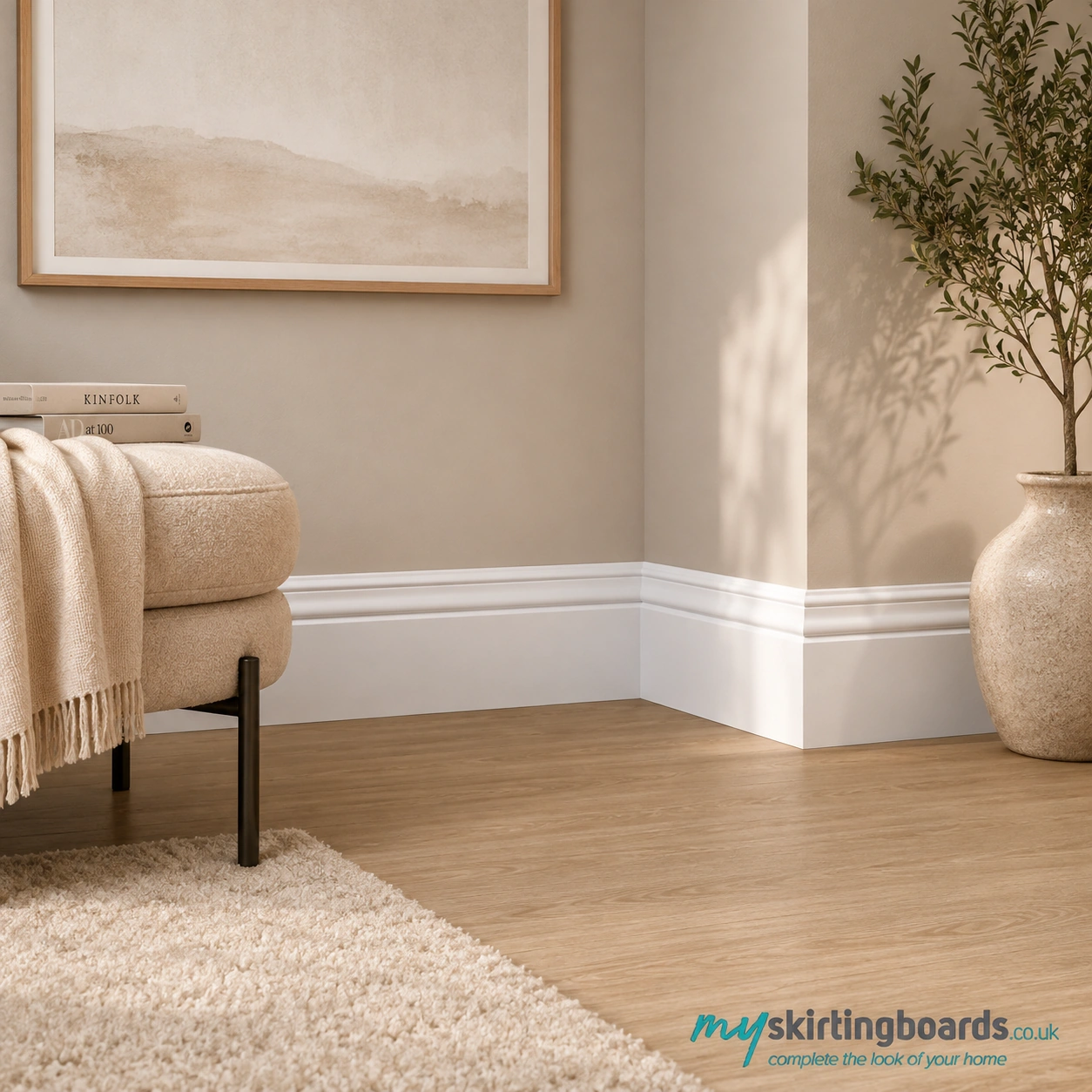 Ogee MDF Skirting Board 3 Myskirtingboards Room Logo
