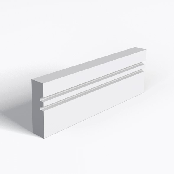 2 Square Grooves Architrave