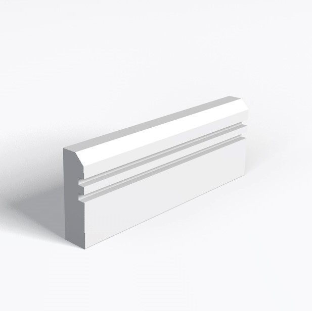 Chamfer And 2 Square Grooves Architrave