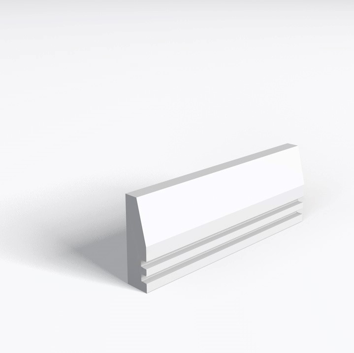 Splay And 2 Square Grooves Architrave