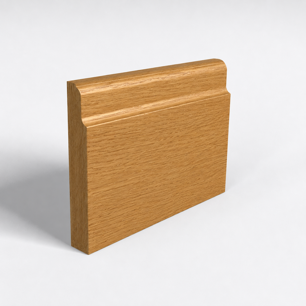 Fluted Lambs Tounge OAK Skirting Board 1 Fluted Lambstongue Oak