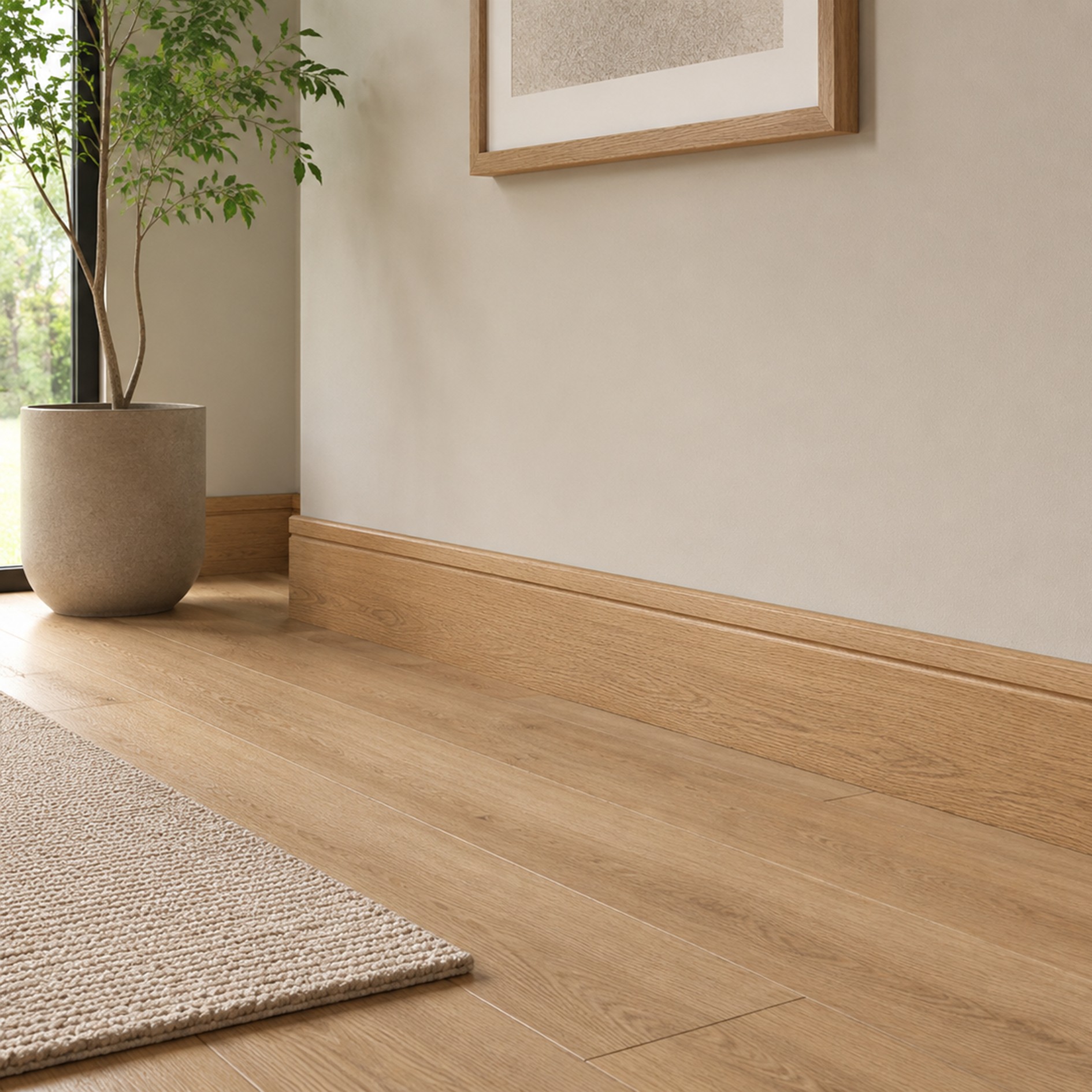 1 Drip Oak Skirting Board 2 I Drip Oak Room