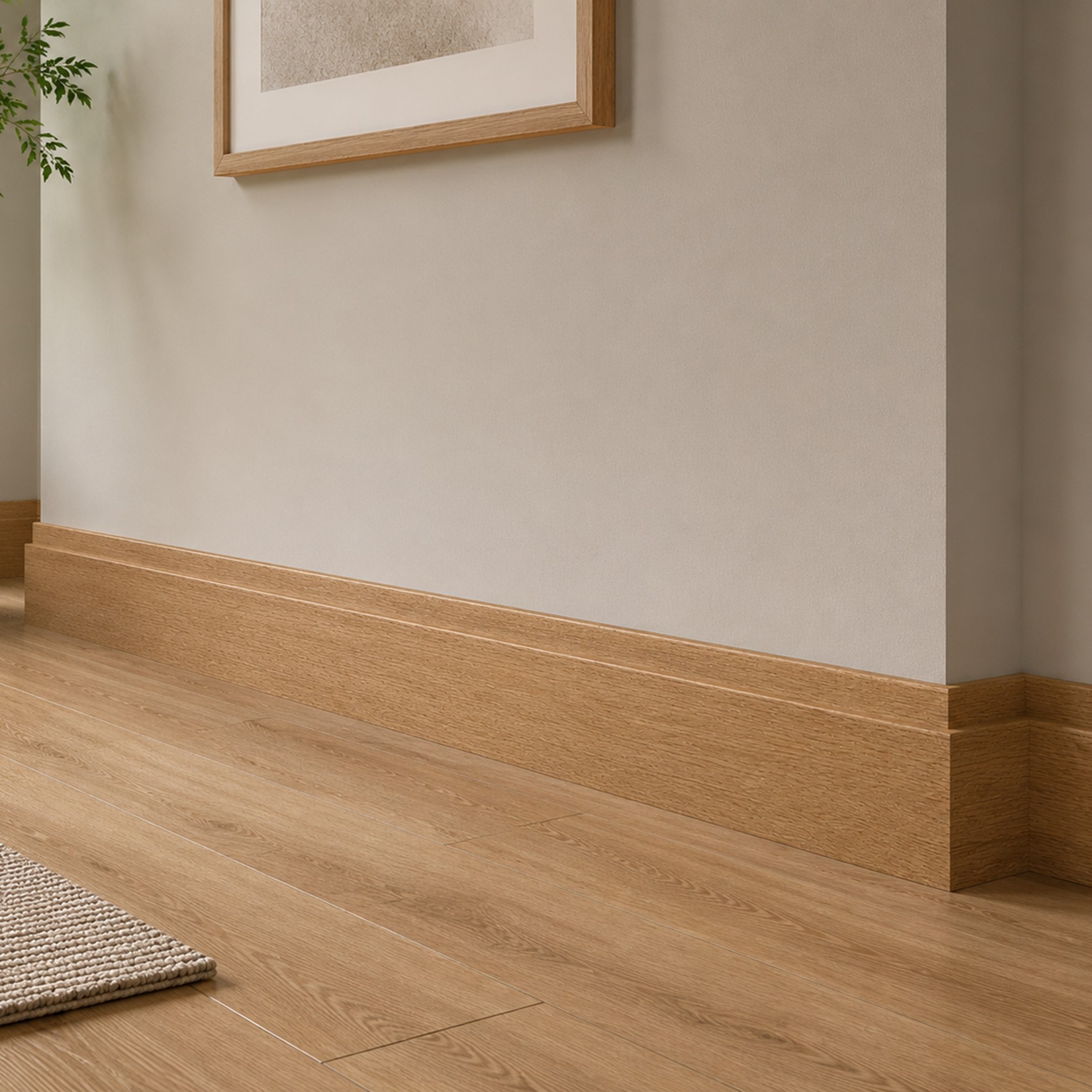 1 Step Oak Skirting Board 2 One Step Oak