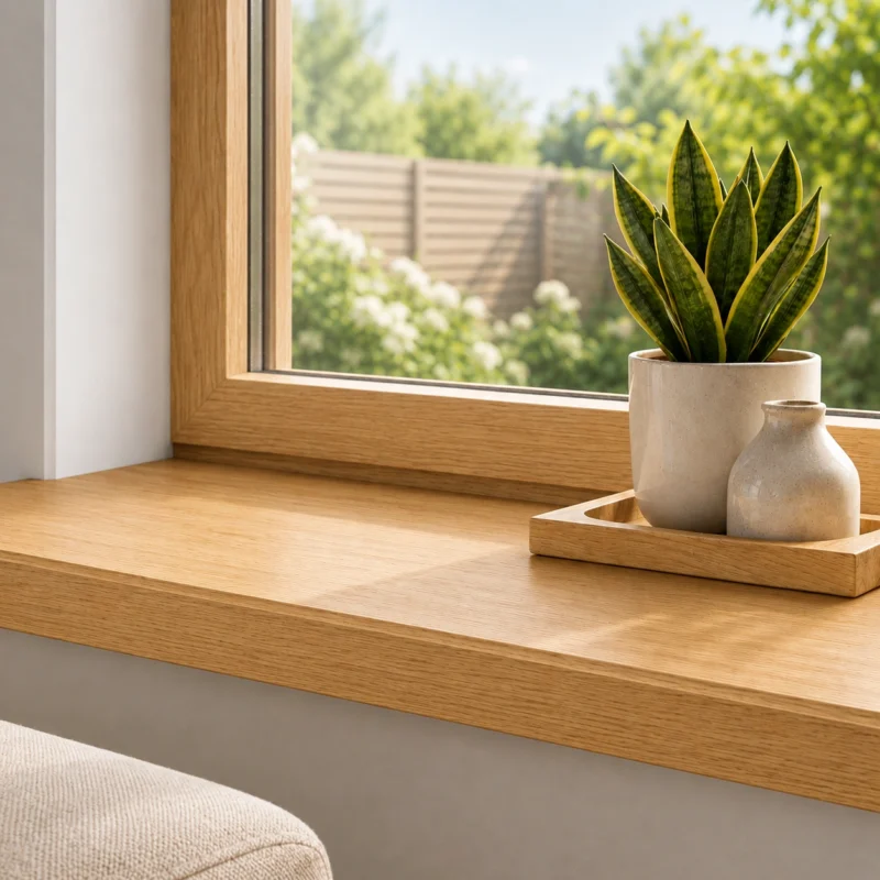Camfer Window Board Oak