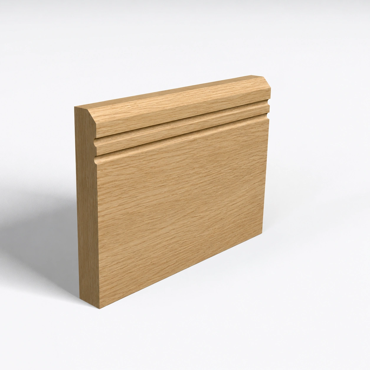 Chamfer 2 Drips Oak Skirting Board 1 Chamfer 2 Drip Oak