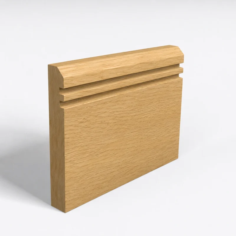 Oak Skirting Boards 15 Chamfer 2 Square Groove Oak