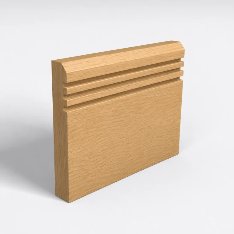 Oak Skirting Boards 18 Chamfer 3 Square Groove Oak