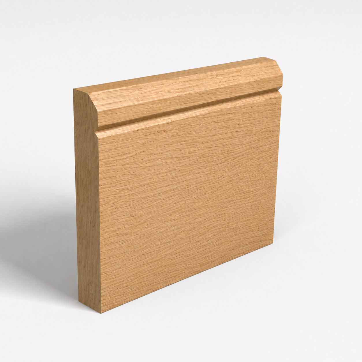 Chamfer 1 V Groove Oak Skirting Board 1 I V Groove Oak